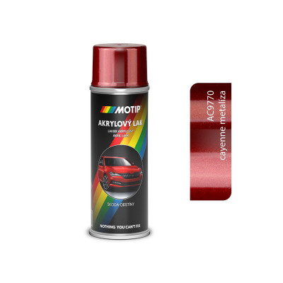 AUTOEMAIL 9770 ORANŽOVÁ CAYENNE METALÍZA 200 ML