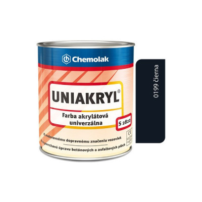 CHEMOLAK UNIAKRYL S2822 0199 ČIERNA 10 KG