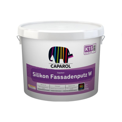 CAPAROL CAPATECT FASSADENPUTZ W R20 25 KG BÁZA BIELA SILIKÓNOVÁ RYHOVANÁ OMIETKA