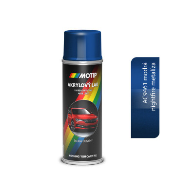 MOTIP DUPLI AUTOEMAIL 9461 MODRÁ NIGHTFIRE METALÍZA 200 ML
