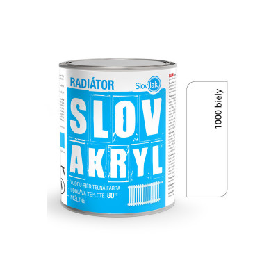 SLOVLAK SLOVAKRYL RADIÁTOR BIELY 0,75 KG
