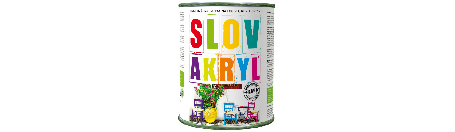 VODOURIEDITEĽNÉ FARBY NA DREVO
